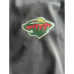 Vintage 90s Minnesota Wild Black Vest Men's 2XL Xcel Energy Center Workwear NHL